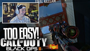 THAT WAS TOO EASY! - BO2 Trickshotting (Red vs Fans)