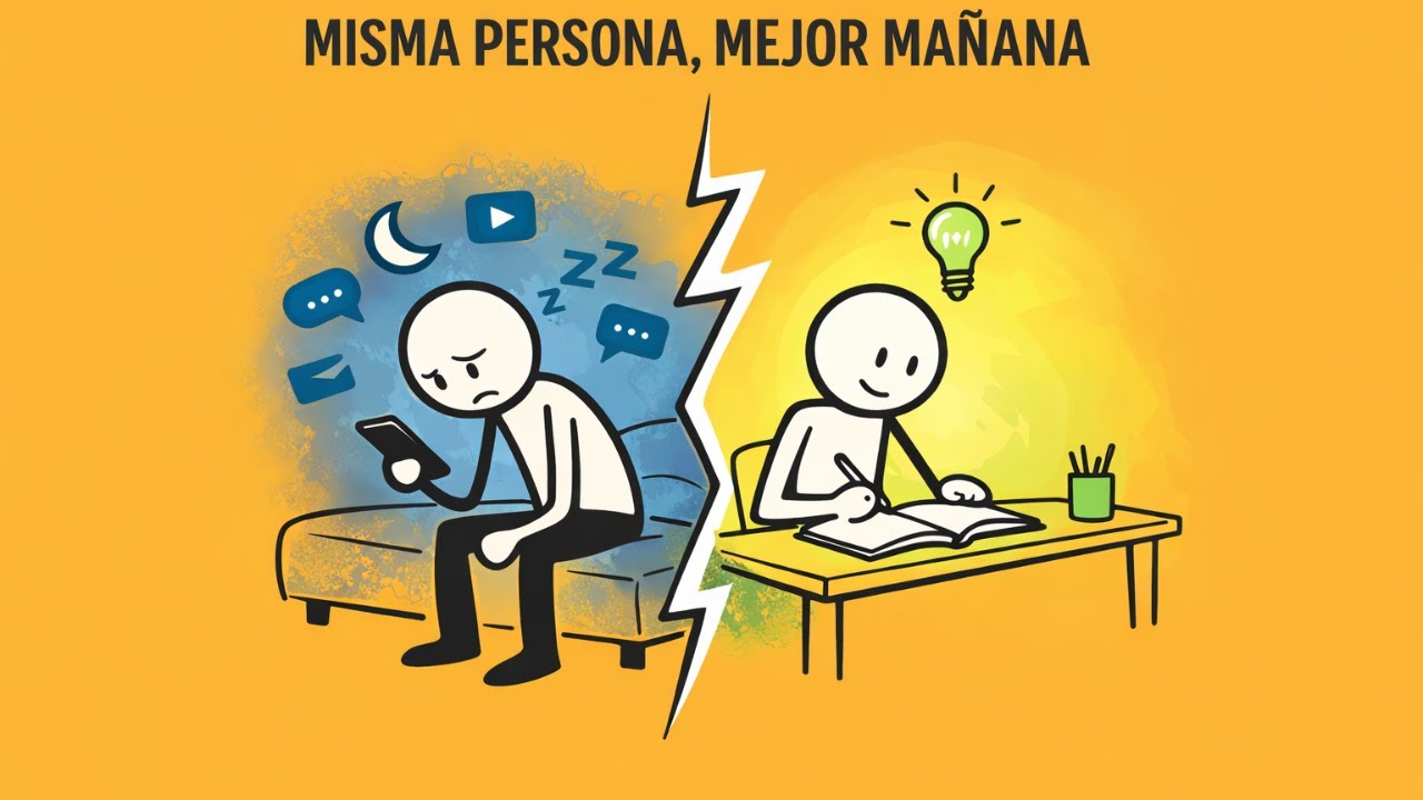 🟢La rutina nocturna que hace que estudiar mañana sea FÁCIL  