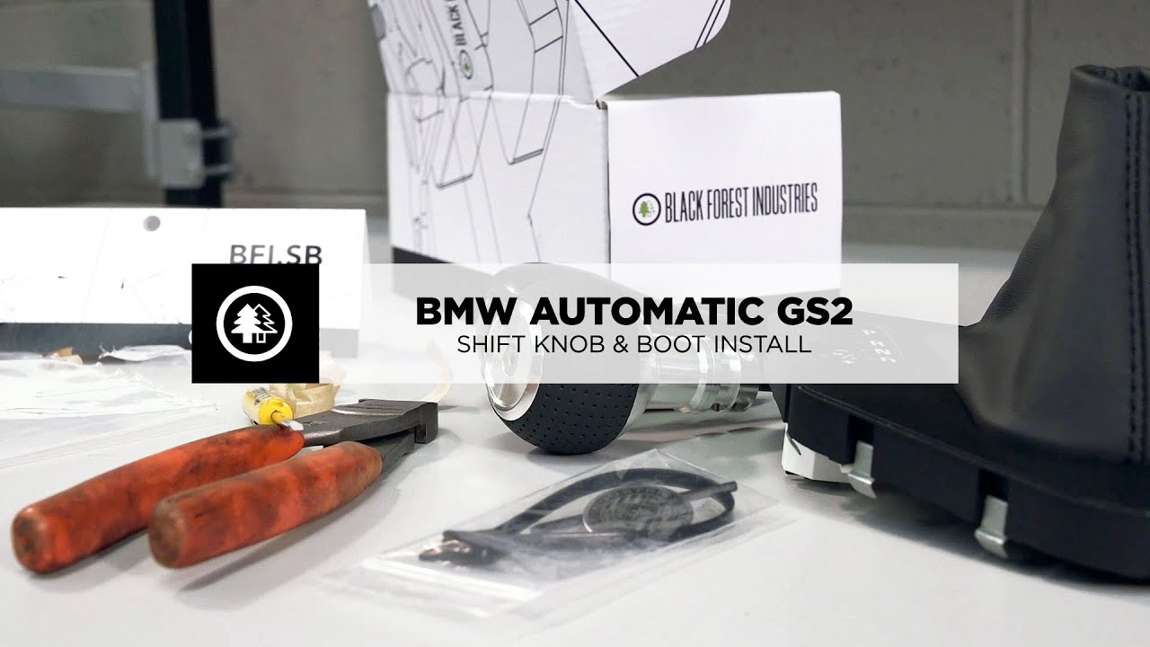 BFI Black Forest Industries Automatic Shift Knob GS2 Installation Guide for BMW E39
