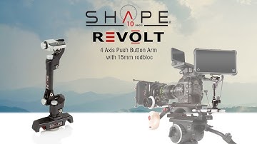 4 Axis Push Button Magic Arm 15mm Rod Bloc