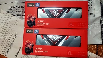Unboxing XPG ADATA GAMMIX D30 DDR4 8GB (1x8GB) 3200MHz U-DIMM Desktop