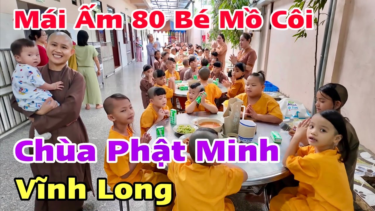 Mái Ấm Mồ Côi Chùa Phật Minh Vĩnh Long Nhận Quà Anh Tường Tăng Và Anh Long Ở Mỹ | Khương Nhựt Minh