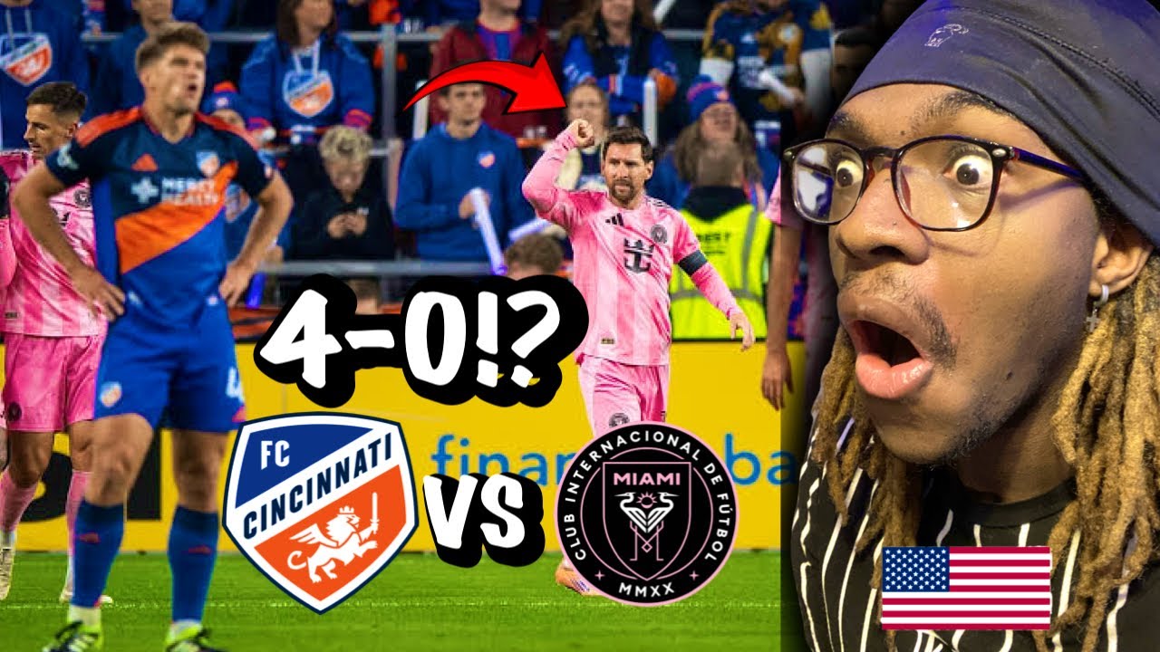 INTER MIAMI vs FC CINCINNATI Had Me SHOCKED… MESSI Is UNREAL 🔥 | 1 GOAL & 2 ASSISTS? AMERICAN Reacts