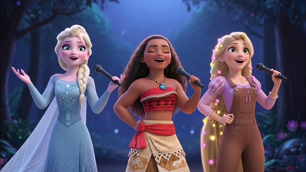Песня о дружбе Эльзы, Моаны и Рапунцель ❄️👸🌊 | Детская музыка