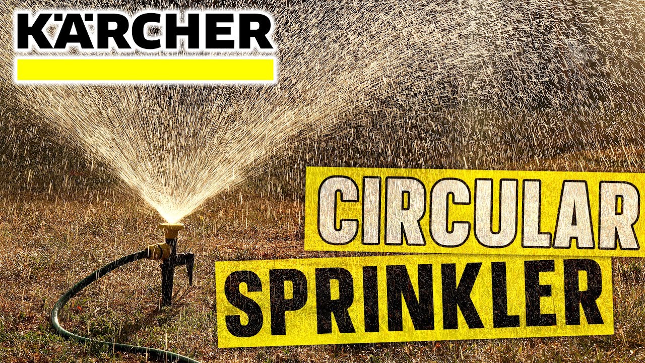 Arroseur Circulaire Kärcher CS 90 Sur Pic - Pour Petites Surfaces Jusqu'à 9 M De Diamètre