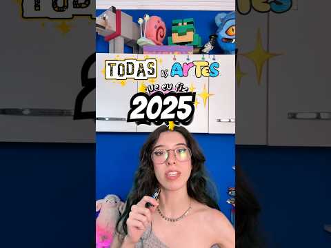 TODAS as ARTES que eu fiz em 2025! RETROSPECTIVA