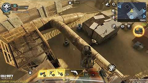 Sniping in Rust Map, Hard-point | COD Mobile Game play