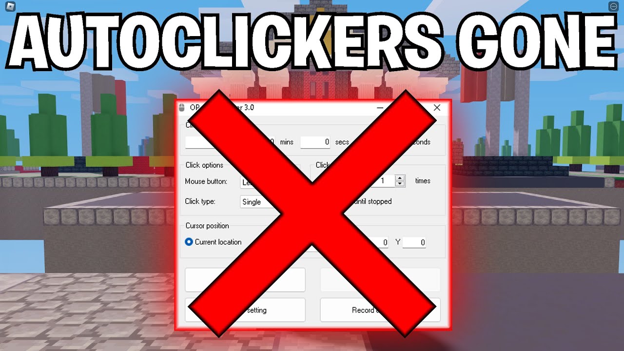 they finally BANNED autoclickers in Roblox Bedwars.. 