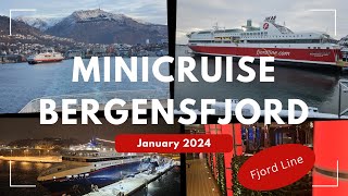 ⛴️ Minicruise to Bergen with M/S Bergensfjord 🇳🇴🇩🇰 | Jan. 2024 | Fjord Line