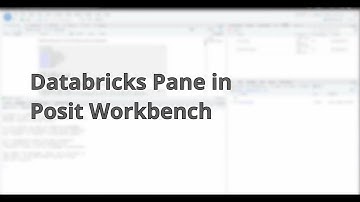 Databricks Pane in Posit Workbench