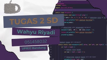 Tugas 2 Struktur Data Algoritma Merge-Sort dan Counting-Sort