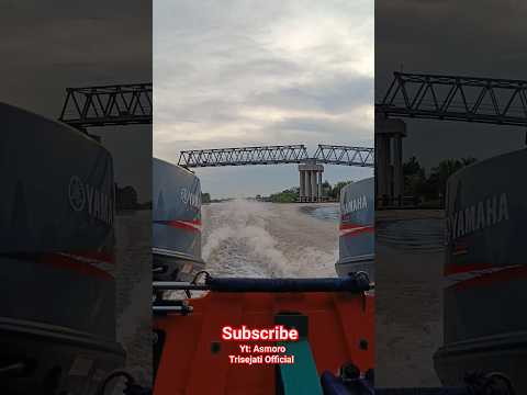 Kecepatan Speedboat!! #asmorotrisejatiofficial