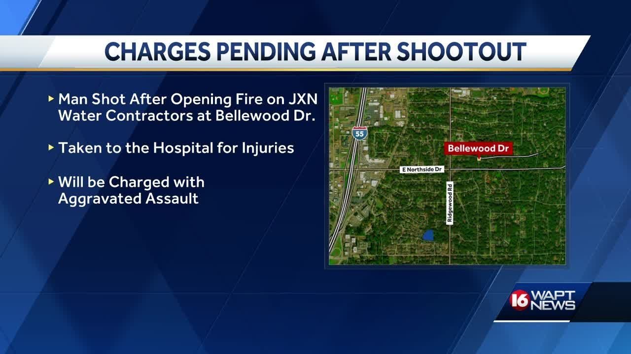 Jackson shootout leads to charges YouTube