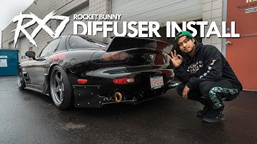 FD3S RX-7 Diffuser Install (1Jz-Rx7)