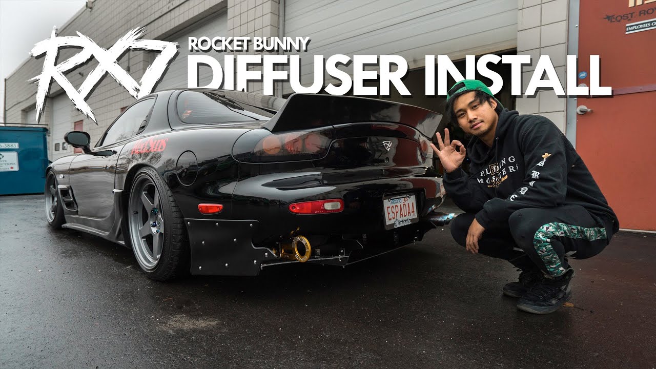 FD3S RX-7 Diffuser Install (1Jz-Rx7)