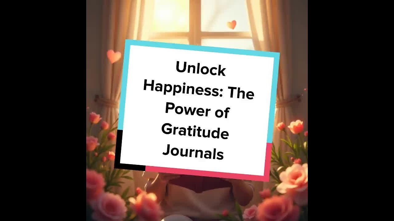 Unlock Happiness: The Power of Gratitude Journals - YouTube