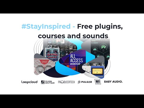 #StayInspired | Free Plugins, Courses & Sounds
