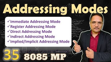 Addressing Modes in 8085 Microprocessor | Addressing Modes | Microprocessor 8085