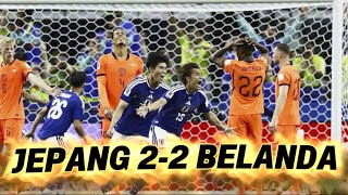 TIMNAS JEPANG MENAHAN IMBANG TIMNAS BELANDA
