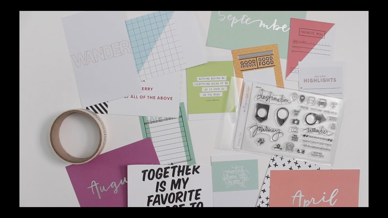 Studio Calico Project Life August Add Ons | julimakesthings - YouTube