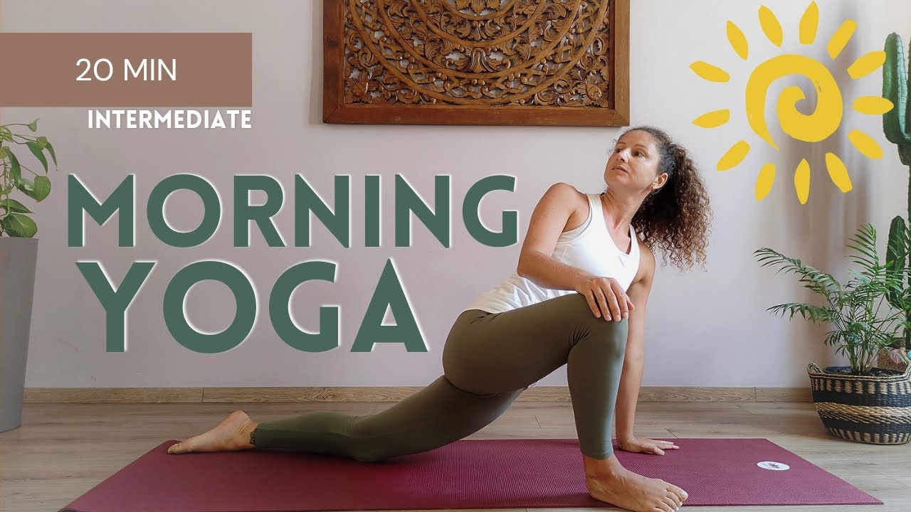 20 MIN MORNING YOGA || Wake up and boost your energy (intermediate ...