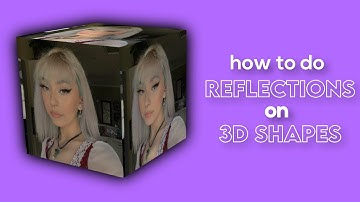 how to do reflections on cubes and others 3d shapes on after effects