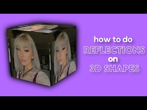 how to do reflections on cubes and others 3d shapes on after effects