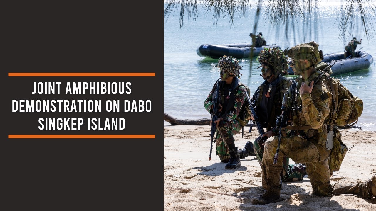 Joint Amphibious demonstration on Dabo Singkep Island