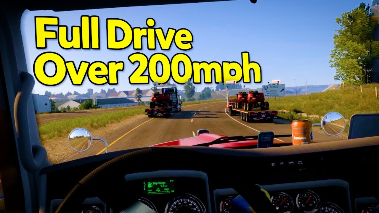 A Typical Drive In American Truck Simulator