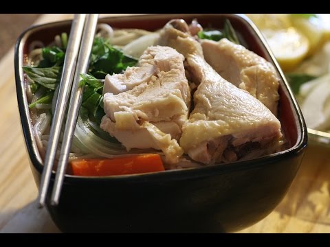 How to make Vietnamese Chicken Noodle Soup -Bun Ga(Pho Ga)