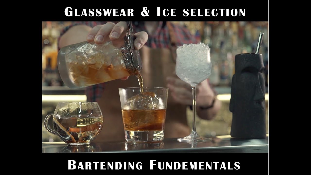 Bartending fundamentals, ‘Selecting glasswear and ice’ - Back to basics with Kneale Brown