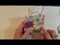 Mini Pocket Card, 1 Sheet of Paper