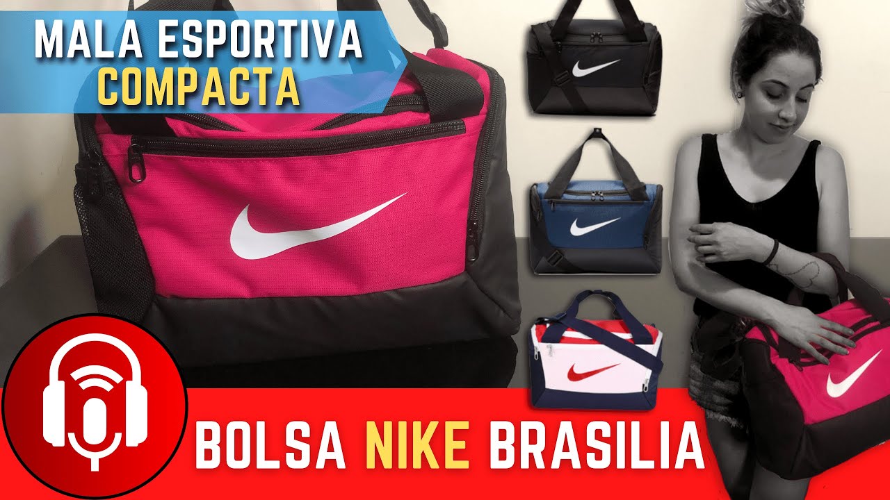 Bolsa (Mala) Nike Brasilia Xs duff 9.0 25 litros | Compacta perfeita para  academia - YouTube