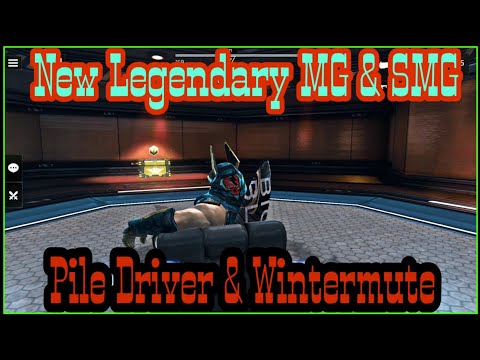 Shadowgun Legends | Bronze Arena Gameplay: New Legendary MG Pile Driver & SMG Wintermute!! ULTRA GFX