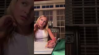 Lilly K Tiktok 💜 | Me in math ❔❓