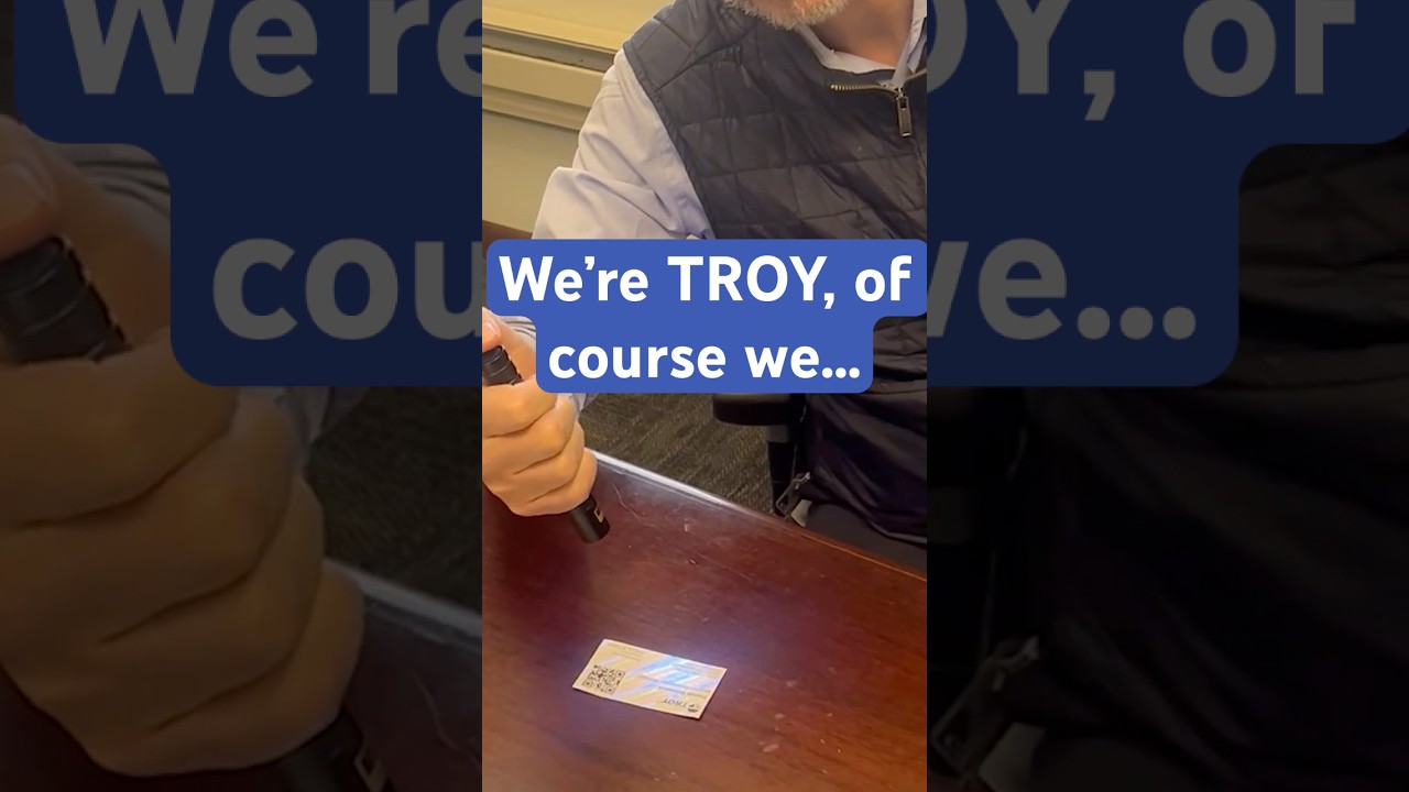 We work at TROY, of course security comes first. 