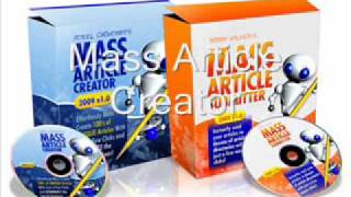 Internet Marketing Software- Mass Article Creator