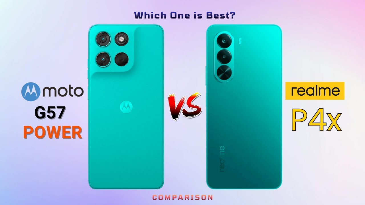 Moto G57 Power Vs Realme P4x : Full Comparison | Which One is Best ?