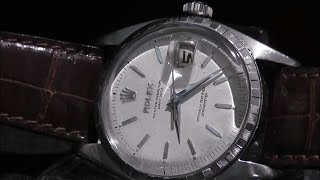 Rolex Datejust Ref.6305 "Ovettone", datario roulette, circa 1955
