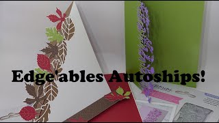 HSN Crafter's Companion Autoships: Floral Border Dies \& Nature's Delight Double-Sided Edge'ables!