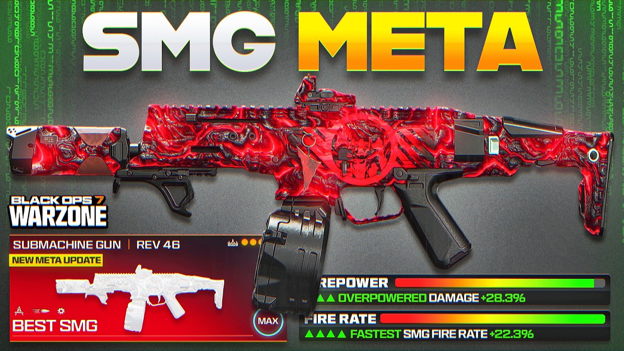 NOW the BEST *BROKEN* SMG META LOADOUT for BO7 WARZONE! (Best COD Warzone Meta Loadout)
