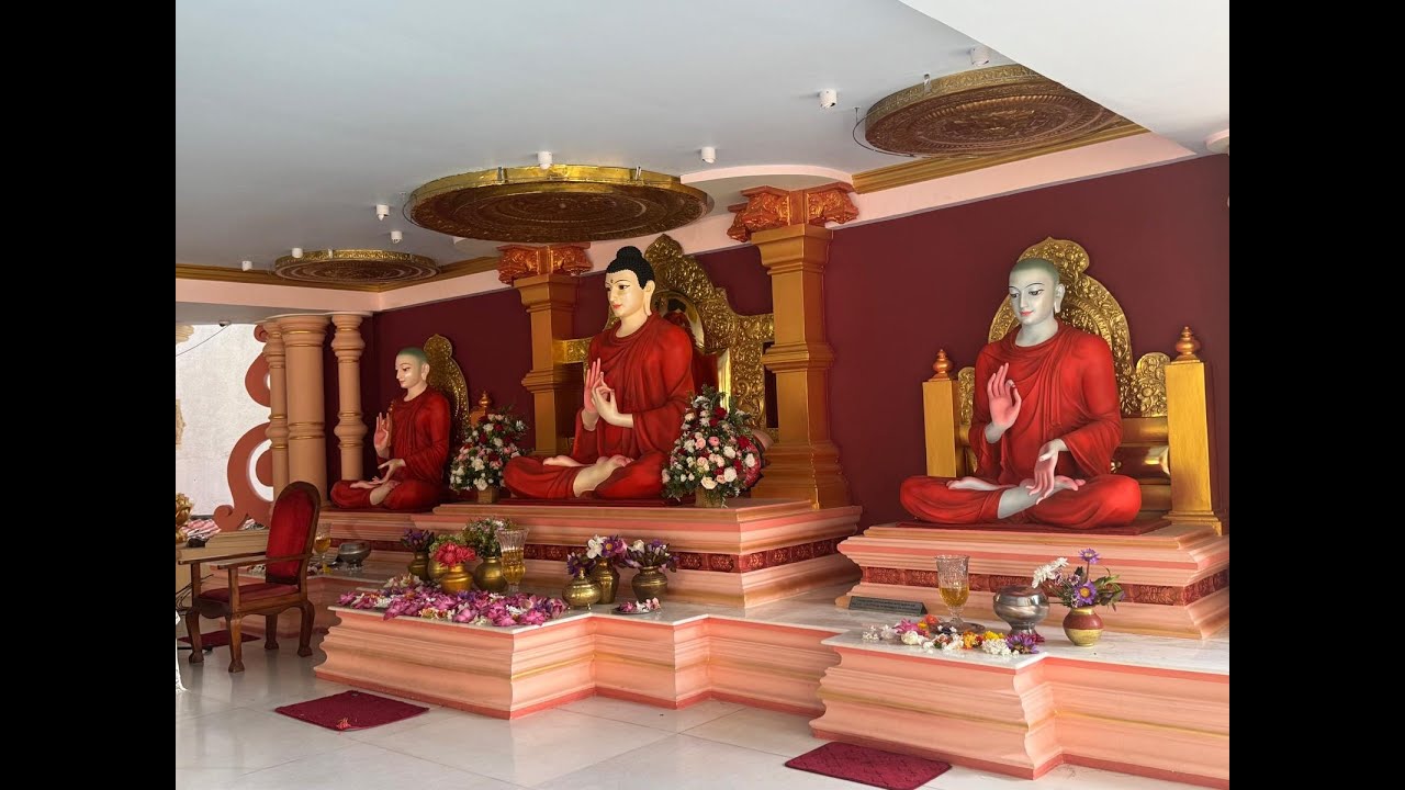 Буддийский монастырь Махамевнава.Коломбо.Шри Ланка. Mahamevnawa Buddhist Monastery.Colombo.