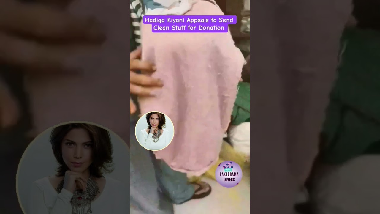 Hadiqa Rejects Overlyused Stuff for  Flood Affectees