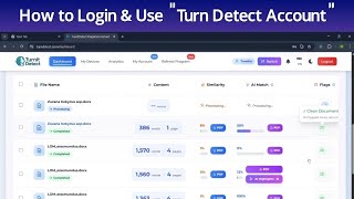 How to use Turn Detect Account | Soft Office BD Limited | Ai & Similarities Checking  screenshot 1