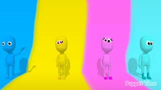 Puppet Time Kids Episode 2 Rainbow Bop Cartoons For Kids