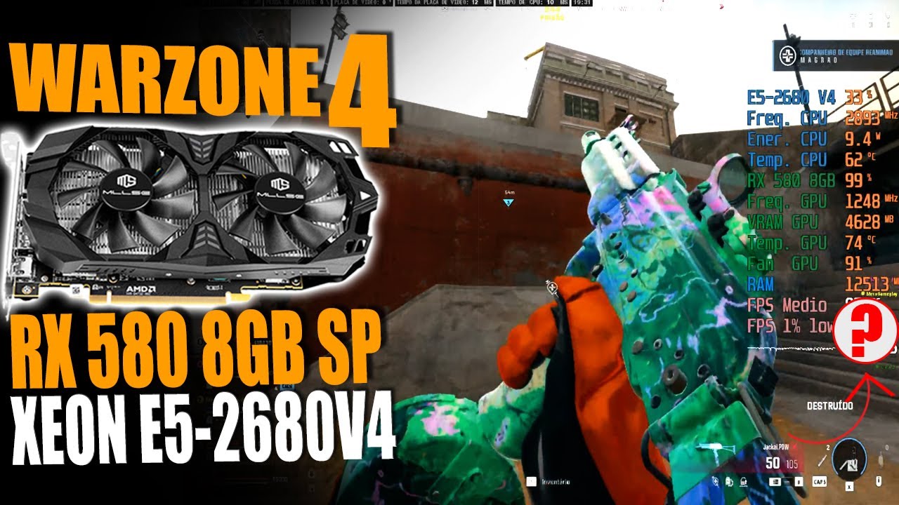 WARZONE 4 | E5 2680 V4 + RX 580 8GB 2048 SP | MLLSE | BO6 | XEON E5 ...