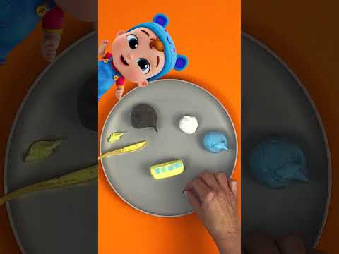 Einen Schulbus aus Knete basteln! 🚌 #Shorts