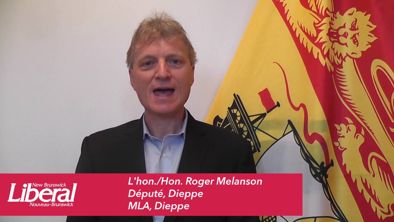 Roger Melanson Jour du NouveauBrunswick YouTube