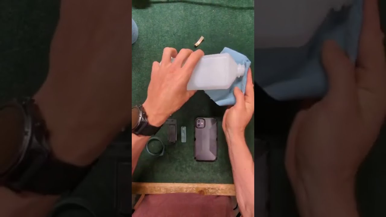 On Glass Adapter iPhone 11 mounting