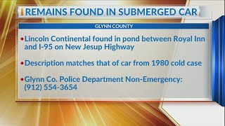 Remains found in Glynn Co. pond